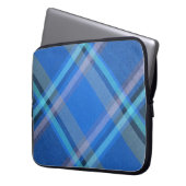 Diagonal Kariert Laptopschutzhülle (Vorderseite Links)