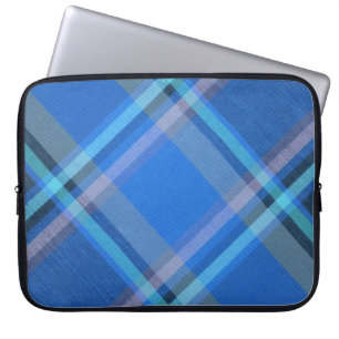 Diagonal Kariert Laptopschutzhülle
