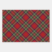 Diagonal Karierte Papierummantelung Geschenkpapier Set (Vorderseite 3)