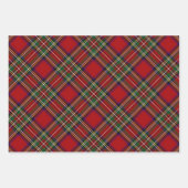 Diagonal Karierte Papierummantelung Geschenkpapier Set (Vorderseite)