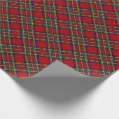 Diagonal Kariertes Design Wrapping Paper Roll Geschenkpapier (Ecke)