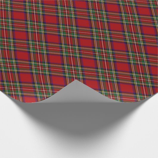 Diagonal Kariertes Design Wrapping Paper Roll Geschenkpapier (Ecke)