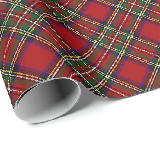 Diagonal Kariertes Design Wrapping Paper Roll Geschenkpapier (Rolleneckpunkt)