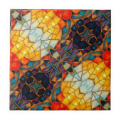 Diagonal Lila Fliese (Vorderseite)