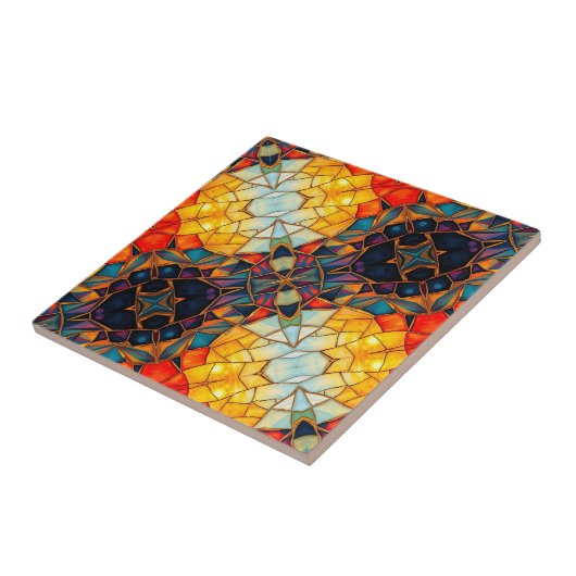 Diagonal Lila Fliese (Seite)