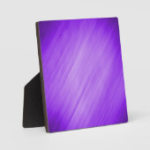 Diagonal Lila Moderne Ombre Streifen Fotoplatte (Vorderseite)