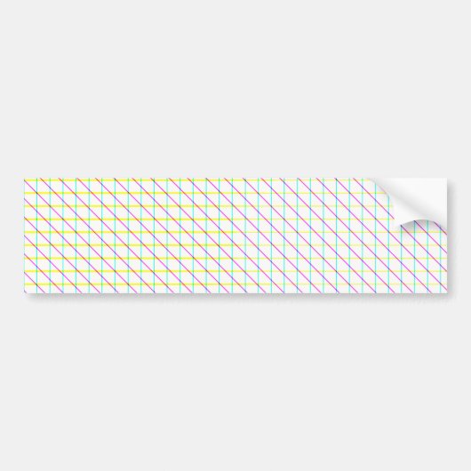 Diagonal Lines Autoaufkleber (Vorne)