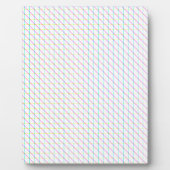 Diagonal Lines Fotoplatte (Vorderseite)