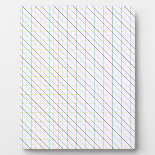 Diagonal Lines Fotoplatte (Vorderseite)