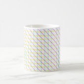 Diagonal Lines Kaffeetasse (Mittel)