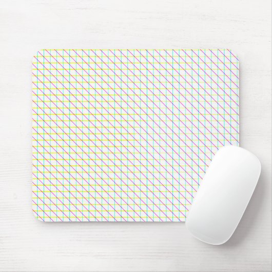 Diagonal Lines Mousepad (Mit Mouse)