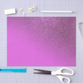 Diagonal Magenta Lila Glitzer Gradient Ombre Seidenpapier (Handwerk)