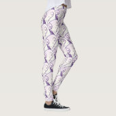 Diagonal-Mardi-Gras-Masken Thunder_Cove Leggings (Rechts)