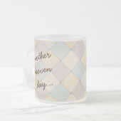 Diagonal Mattglastasse (Vorderseite Links)