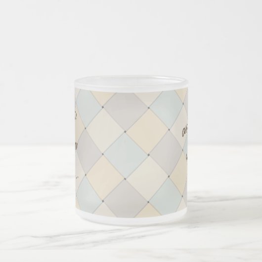 Diagonal Mattglastasse (Mittel)