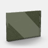 Diagonal Moss Green Custom Foto Block (Links)