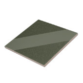 Diagonal Moss Green Custom Tile Fliese (Seite)