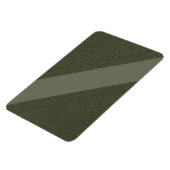 Diagonal Moss Green Modern Magnet - individuell an (Linke Seite)