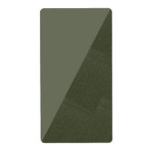 Diagonal Moss Green Return Labels (Vorne)