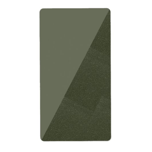 Diagonal Moss Green Return Labels (Vorne)