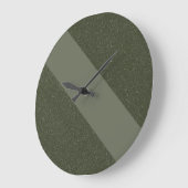 Diagonal Moss Green Wall Uhr (Winkel)