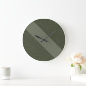 Diagonal Moss Green Wall Uhr (Zuhause)