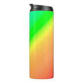 Diagonal Ombre Green Thermosbecher (Nach rechts gedreht)