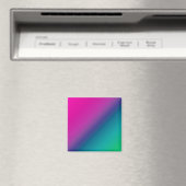 Diagonal Ombre Pink Magnet (In Situ (Geschirrspüler))