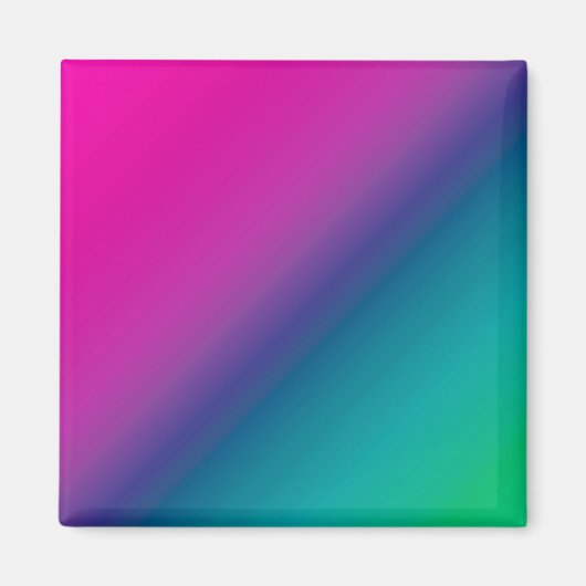 Diagonal Ombre Pink Magnet (Vorne)