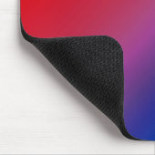 Diagonal Ombre Red Mousepad (Ecke)