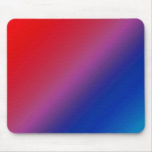 Diagonal Ombre Red Mousepad