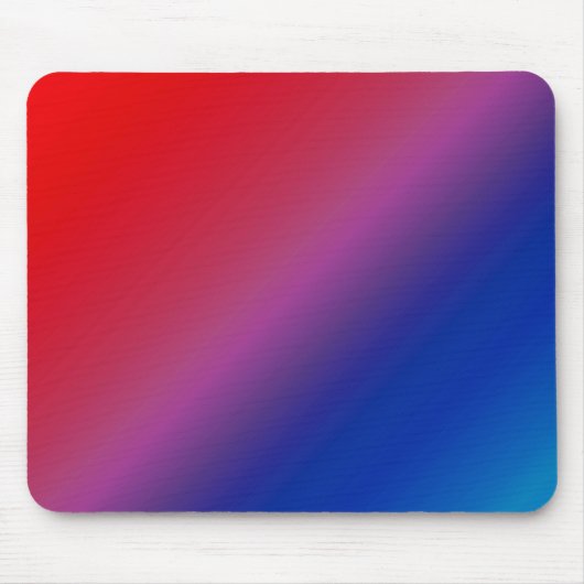 Diagonal Ombre Red Mousepad (Vorne)