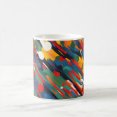 Diagonal Paint Splash Kaffeetasse (Mittel)