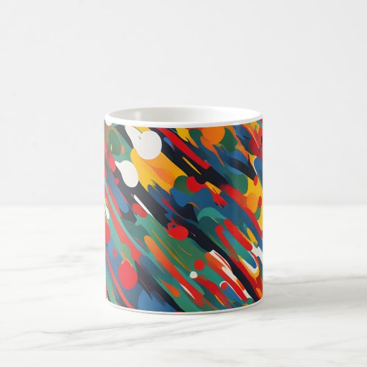 Diagonal Paint Splash Kaffeetasse (Mittel)
