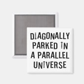 diagonal parkiert magnet (Vorderseite/Rückseite)