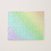 Diagonal Pastel Rainbow Challenging Jigsaw Puzzle (Horizontal)