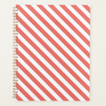 Diagonal pattern of pink and white stripes
