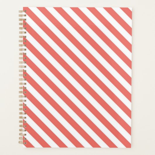Diagonal pattern of pink and white stripes planer (Vorderseite)