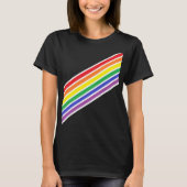 Diagonal Rainbow Shirt (Vorderseite)