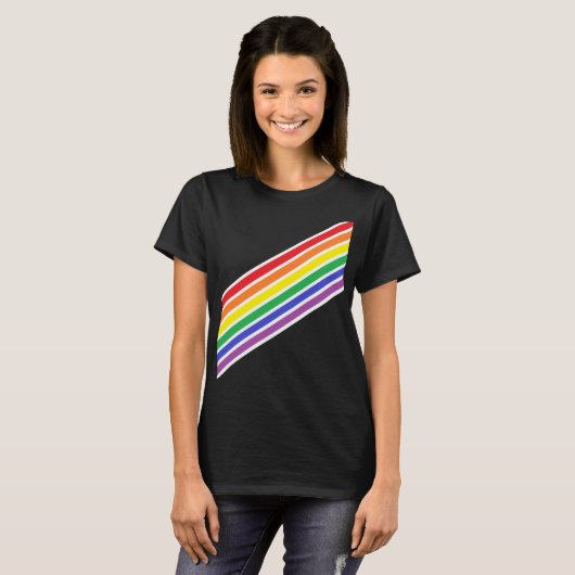 Diagonal Rainbow Shirt (Vorne ganz)