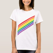 Diagonal Rainbow Shirt (Vorderseite)