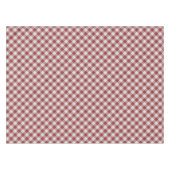 Diagonal Red Gingham Tischdecke (Vorderseite (Horizontal))