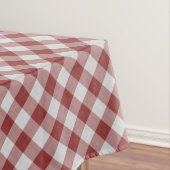 Diagonal Red Gingham Tischdecke (Beispiel)