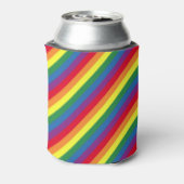 Diagonal-Regenbogenmuster Dosenkühler (Kanne Rückseite)