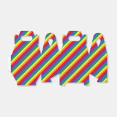 Diagonal-Regenbogenmuster Geschenkschachtel (Ungefaltet)