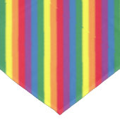 Diagonal-Regenbogenmuster Tischdecke (Schrägansicht)