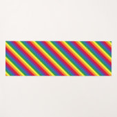 Diagonal-Regenbogenmuster Yogamatte (Vorderseite (Horizontal))