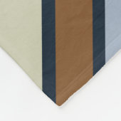Diagonal Retro Design Streifen Fleecedecke (Ecke)