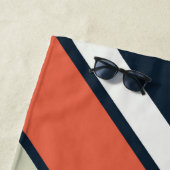 Diagonal Retro Design Streifen Strandtuch (Beispiel)
