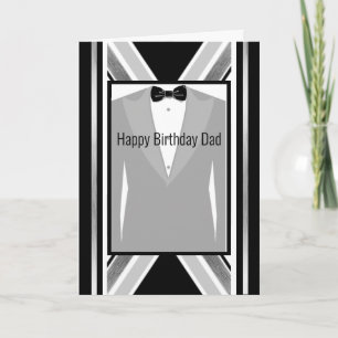 Diagonal schwarz, grau, metallisch gestreift karte